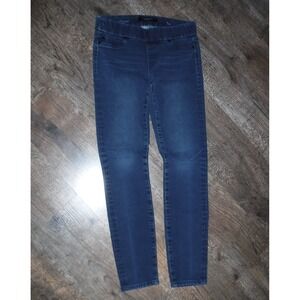 Liverpool Denim Leggings Pull On Dark‎ Wash Stretch Comfortable Size 2/26